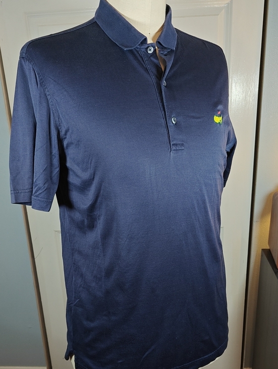 Masters Other - Augusta National Masters Collection Navy 100% Pima Cotton Golf Polo L READ